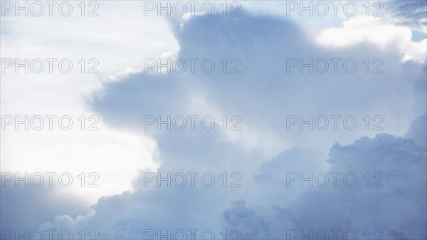 Cumulus clouds on sky