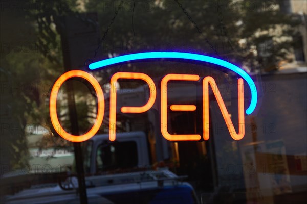 Neon open sign