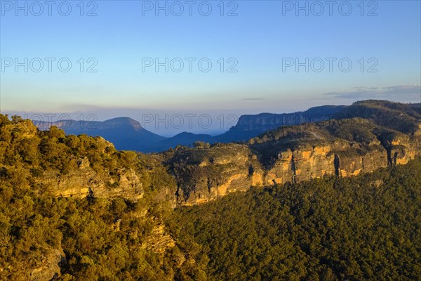 Mountain landscape and blue sky