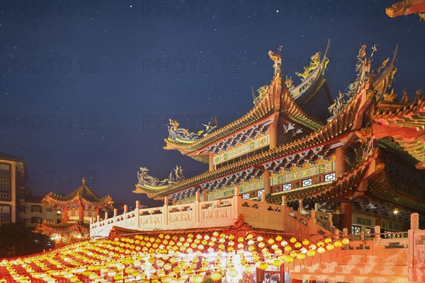 Chinese lanterns display in Thean Hou Temple
