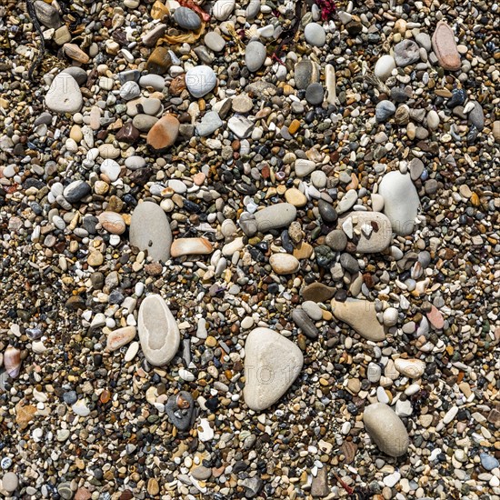 Close-up of pebbles on beach