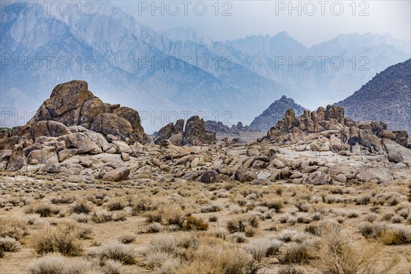 Rock Formations in Alabama Hills