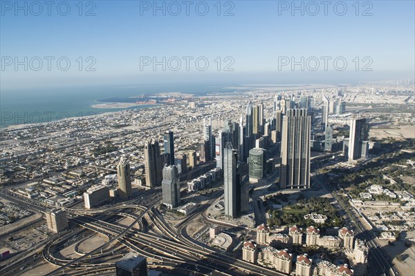 Aerial view of cityscape