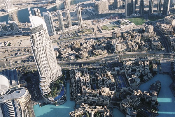 Aerial view of cityscape