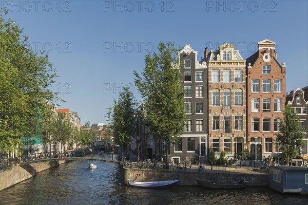 Buildings along Amsterdam canal