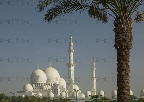 Ornate building domes and spires under blue sky