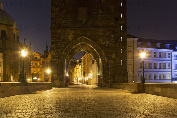 Arches in stone wall outside city