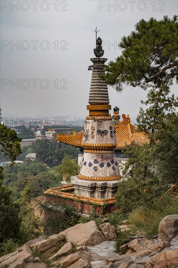 Forbidden City temple spires