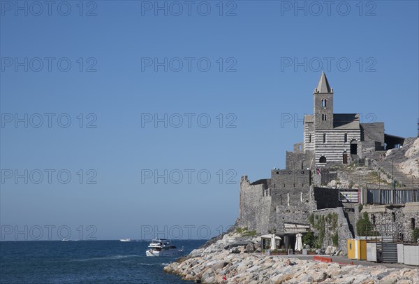 Buildings on Porto Venere waterfront