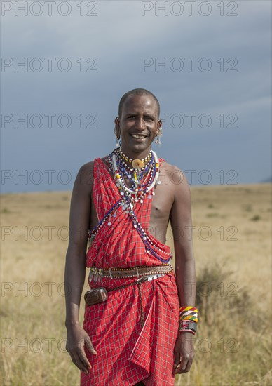 Black man wearing traditional clothing