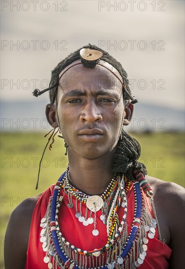 Black man wearing traditional clothing