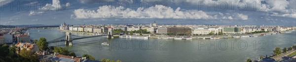 Panoramic view of waterfront