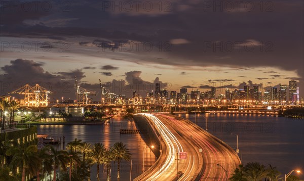 Bridge over water in Miami