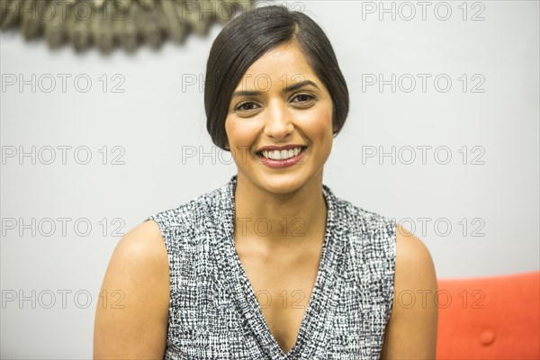 Portrait of smiling Asian woman