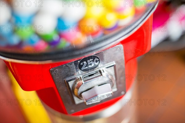 Handle of gum ball machine