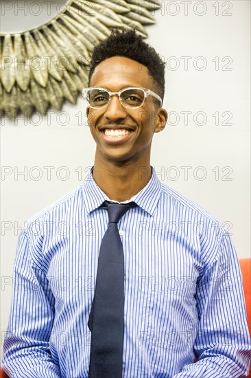 Portrait of smiling Black businessman