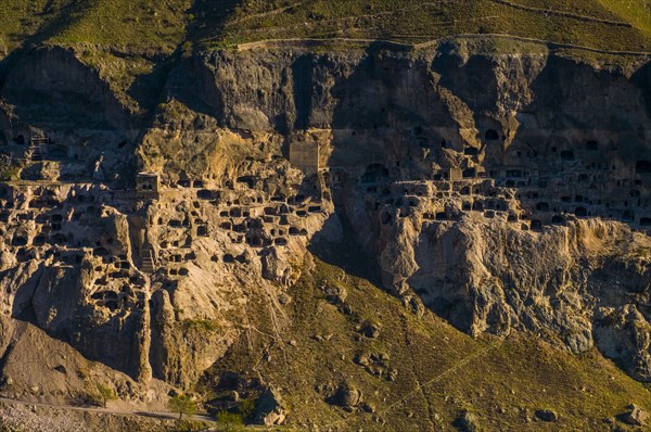 Ancient homes in mountainside