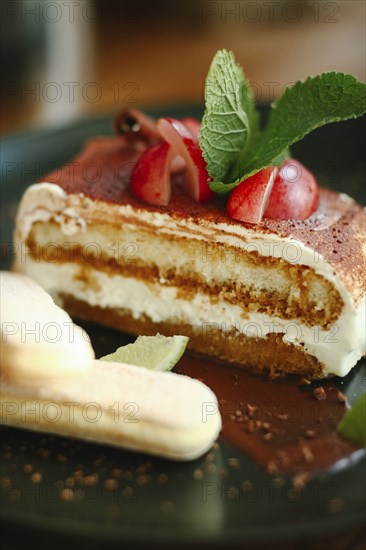 Tiramisu on plate