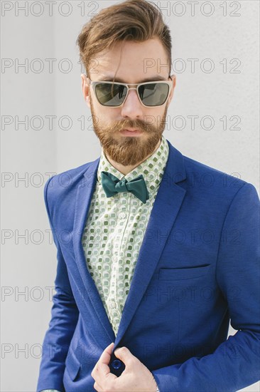 Portrait of stylish Middle Eastern man with beard