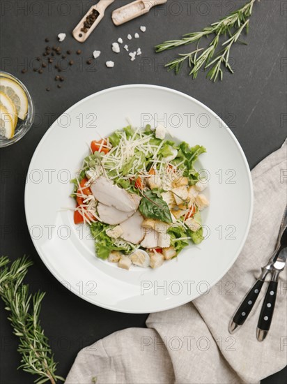 Salad with meat