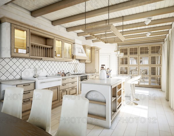 Modern farmhouse kitchen