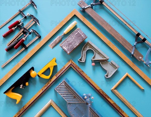 Tools and picture frame parts