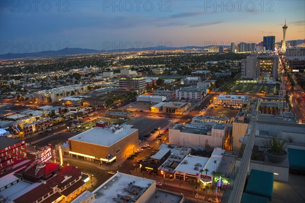 Cityscape at sunset