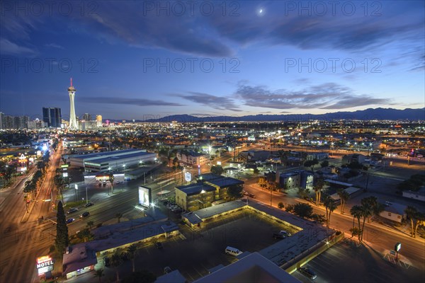 Cityscape at sunset