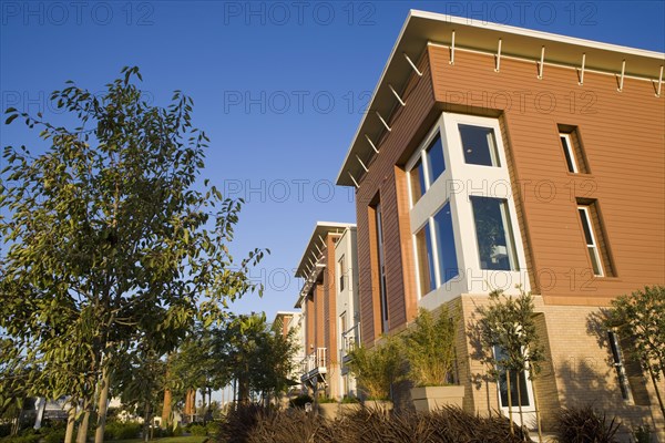 Exterior facade contemporary loft style homes