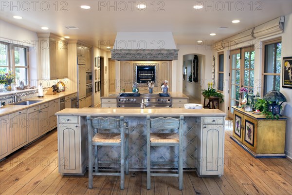 Interior of a domestic kitchen