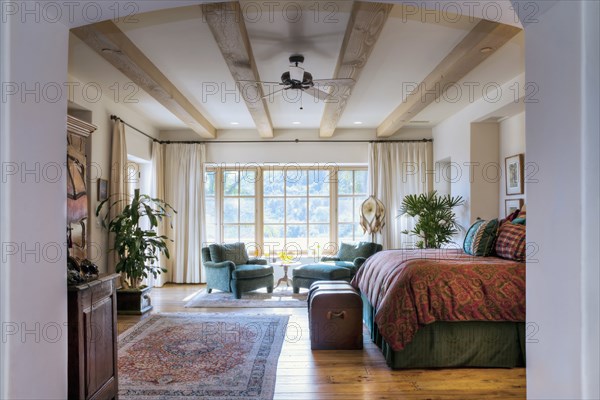 Interior of a tidy bedroom