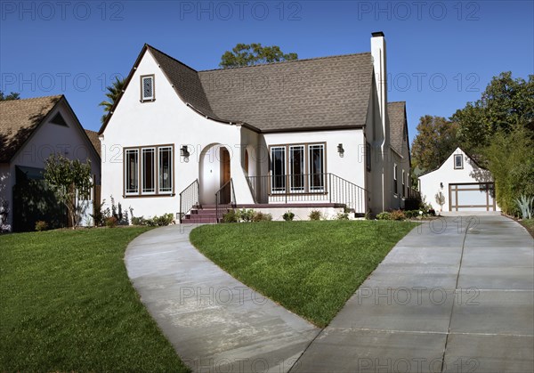 Front exterior of cottage