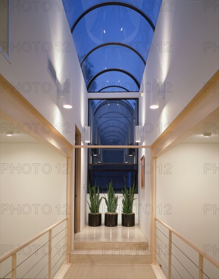 Atrium hallway in home