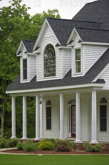 Front entrance of single family home