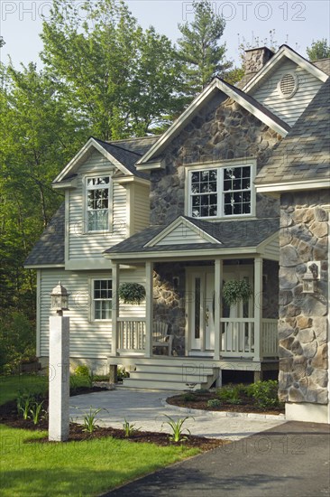 Entrance of a single family home