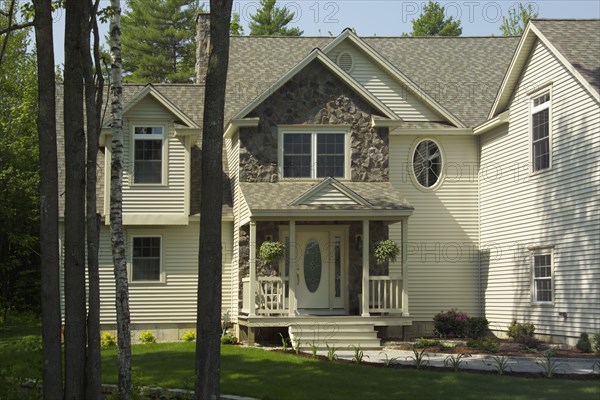 Exterior of a single family home