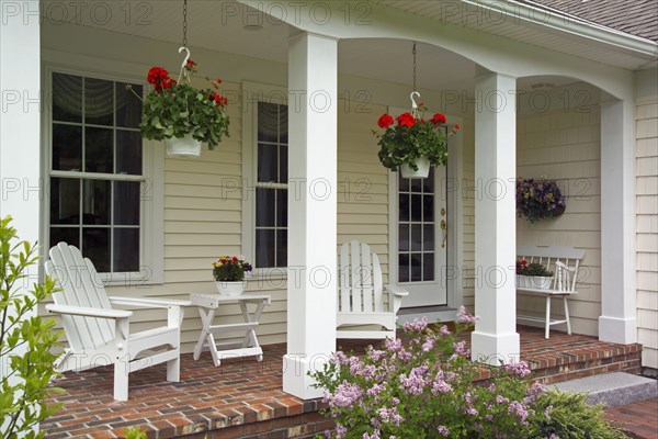 Front porch of a single family home