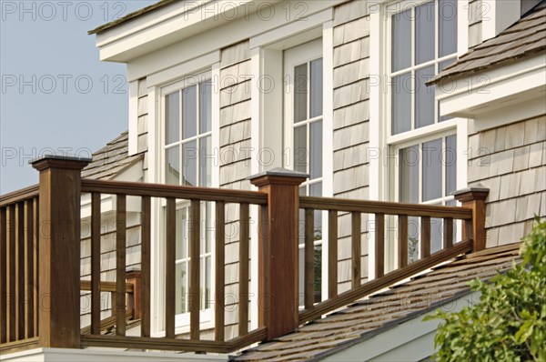 Balcony railing of single family home