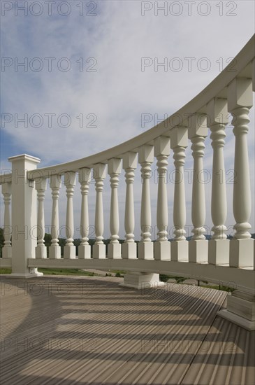 Traditional porch railing