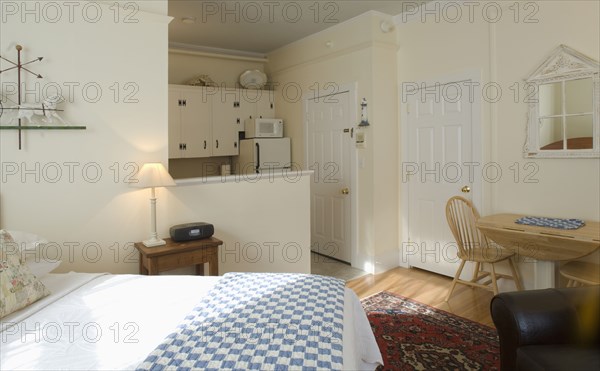 Interior small studio apartment