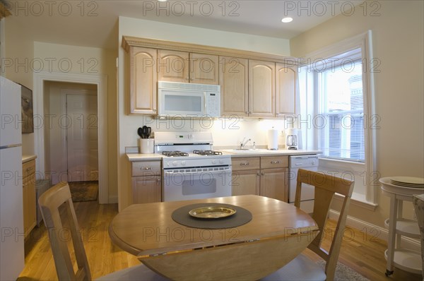 Kitchen in studio apartment