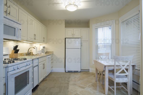 Light colored traditional kitchen