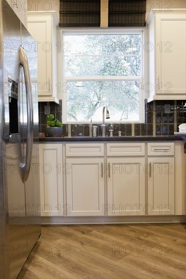 Interior of domestic kitchen