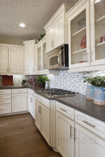 Interior of domestic kitchen