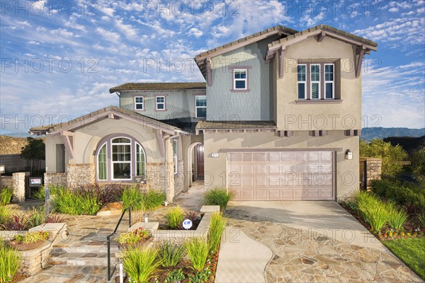 Exterior of house with driveway