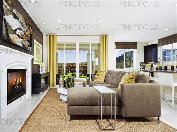 Seating furniture in living room