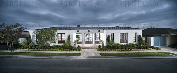 Front exterior modern home