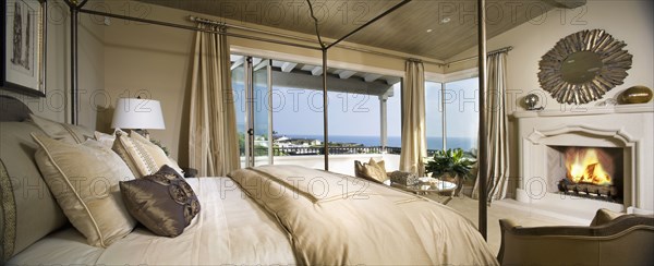 Master bedroom with ocean view