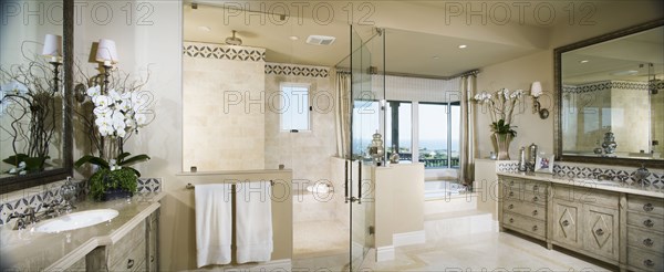 Large master bathroom