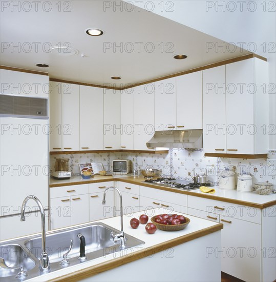 Interior of vintage domestic kitchen